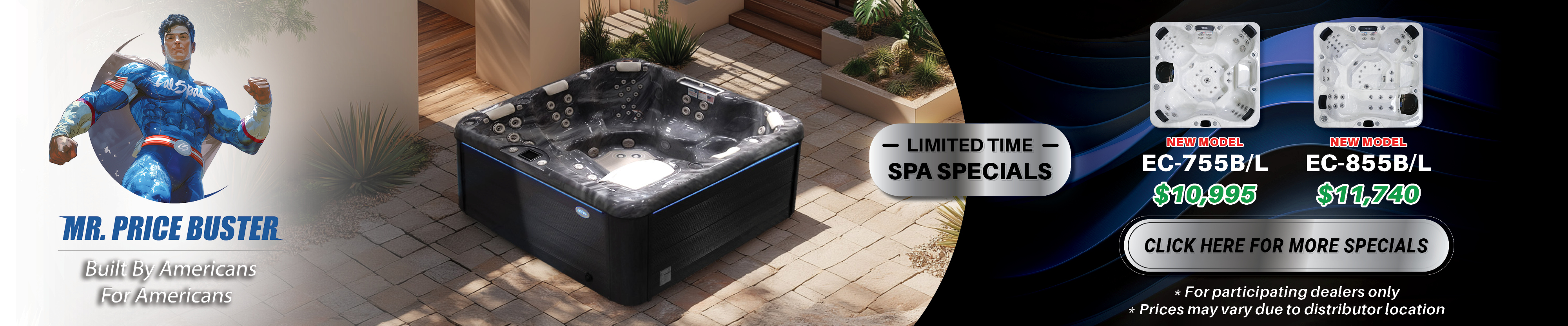 Calspas hot tub being used in a family setting - Westwood